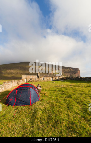 Wildes Campen auf Hoy, Orkney Inseln Stockfoto