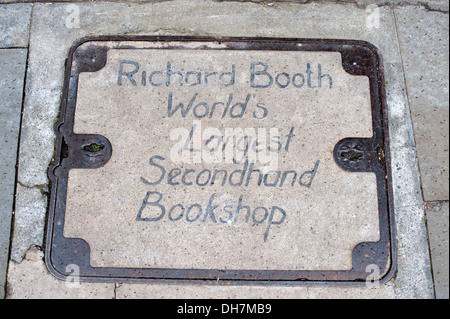 Richard Booth Welten größte Antiquariat Hay-On-Wye UK Stockfoto