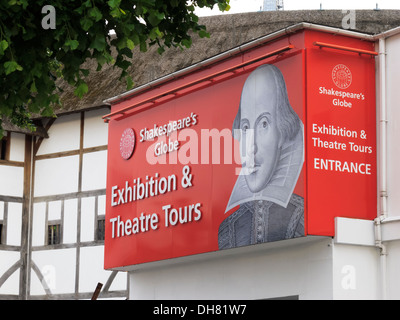 Shakespeares Globe Theatre New Globe Walk Bankside Southwark London England Stockfoto