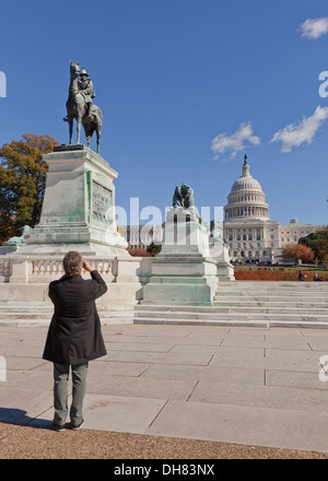 Ulysses S. Grant Memorial auf dem Gelände der US Capitol - Washington, DC USA Stockfoto