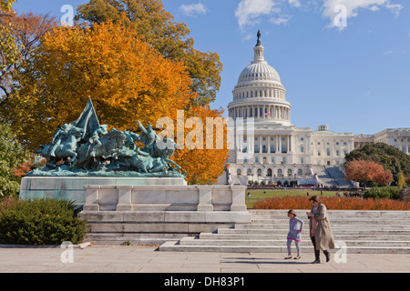 Ulysses S. Grant Memorial auf dem Gelände der US Capitol - Washington, DC USA Stockfoto