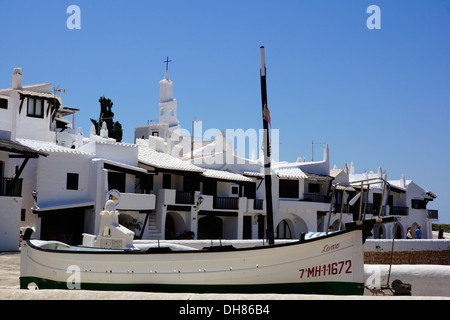 Binibeca Vell touristischen Dorf, Sant Lluis, Menorca, Spanien Stockfoto