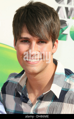 James Maslow der Boy-Band "Big Time Rush" 2012 Kids Choice Awards statt an Galen Center Los Angeles California - 31.03.12 Stockfoto