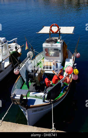 Fischer, Fornells, es Mercadal, Menorca, Spanien Stockfoto