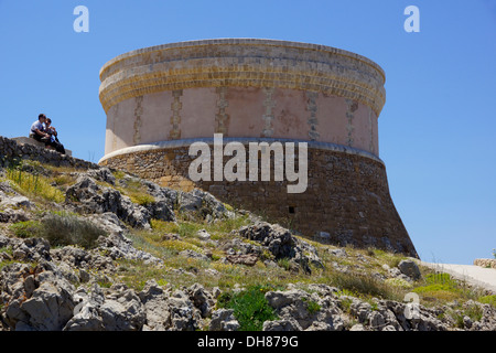 Torre de Fornells, Fornells, Menorca, Spanien Stockfoto