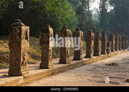 Buddhistische Tempelanlage Preah Khan, Preah Khan, Siem Reap, Provinz Siem Reap, Kambodscha Stockfoto