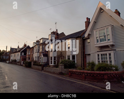 Häuser in der hübschen Suffolk Dorf Walberswick Stockfoto