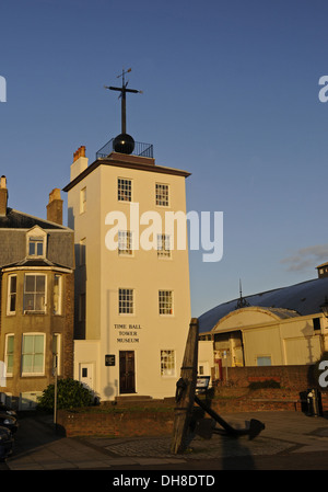 Timeball Turmmuseum Deal Kent England Stockfoto