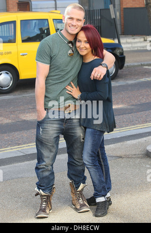 Matthew Wolfenden und Nina Ulanova im ITV Studios London, England - 26.03.12 Stockfoto