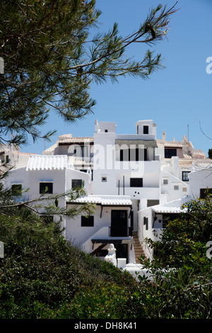 Binibeca Vell touristischen Dorf, Sant Lluis, Menorca, Spanien Stockfoto