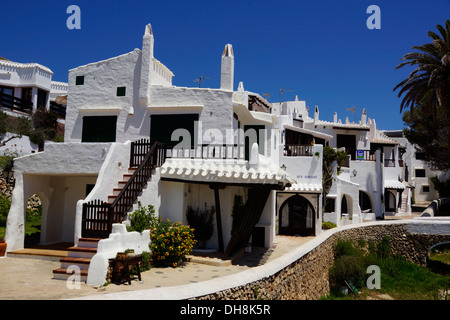 Binibeca Vell touristischen Dorf, Sant Lluis, Menorca, Spanien Stockfoto