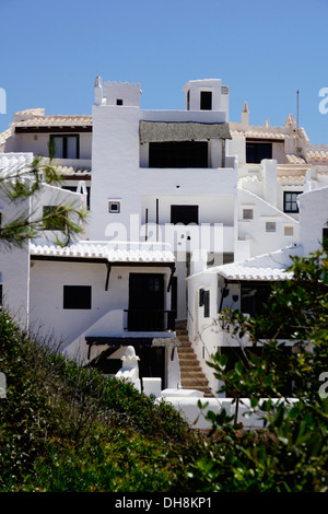 Binibeca Vell touristischen Dorf, Sant Lluis, Menorca, Spanien Stockfoto