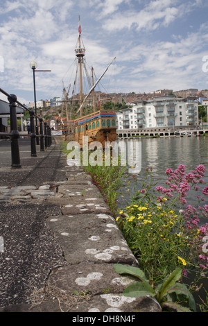 Matthew, angedockt an Bristol Floating Harbour Stockfoto