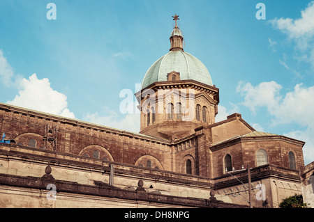 Blick auf Manila Kathedrale in Intramorus. Stockfoto