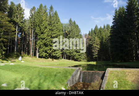 Van Der Smissen Memorial Park ist abgebildet in Berkshire County "Mount Everett State Reservation, Massachusetts Stockfoto