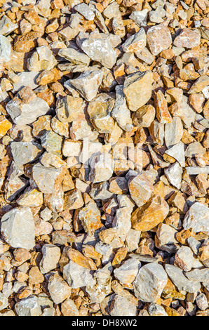 Ziegelstein Textur aus einem Demolation Muster. Hintergrund der Felsen Stockfoto