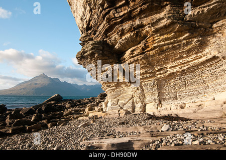 Die Cuillin Hills aus Elgol Isle Of Skye Schottland Stockfoto