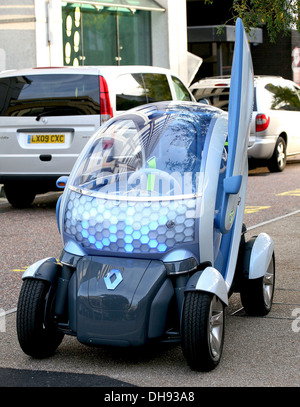 Renault Atmosphäre präsentieren die "Twizy ZE' Elektro-Konzeptfahrzeug - Fototermin London, England - 25.03.12 Stockfoto