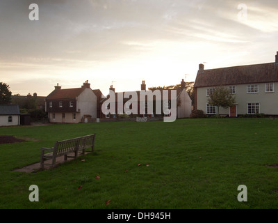 Häuser in der hübschen Suffolk Dorf Walberswick Stockfoto