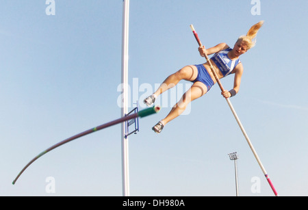 Athleten kämpfen während der Junior nationale Studien in Mallorca, Spanien Stockfoto