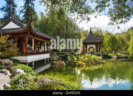 Am schönen chinesischen Garten in der Huntington Library. Stockfoto