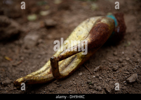 Nahaufnahme der Statue des Buddha hand Stockfoto