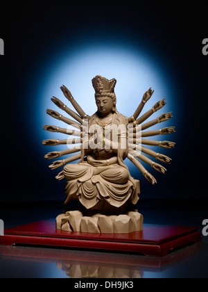 Statue von tausend-Hand-Kwan-Yin Stockfoto