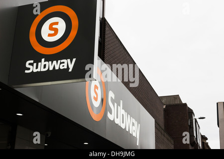 Im Jahr 1896 eröffnete die Glasgow u-Bahn-System ist die dritte älteste u-Bahn-System (nach London und Budapest) Stockfoto