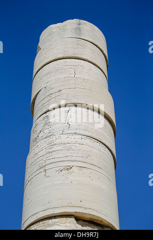 Heraion von Samos war ein großes Heiligtum der Göttin Hera, in der südlichen Region von Samos, Griechenland. Stockfoto