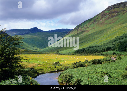 Glen Rosa, Beinn Nuis auf Links, Isle of Arran, Scotland, UK. Stockfoto