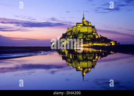 Mont St Michel, Normandie, Frankreich Stockfoto