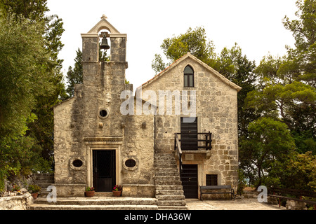 St. Anton Kirche (Sveti Antun) Kirche in Korcula, Kroatien Stockfoto