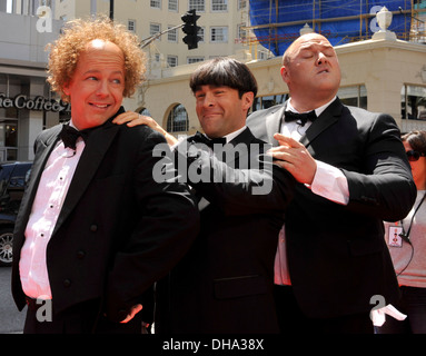 Sean Hayes Chris er Will Sasso Welt Premeire von "The Three Stooges" abgehaltenen Graumans Chinese Theater in Hollywood Stockfoto