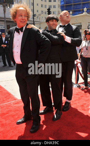 Sean Hayes Chris er Will Sasso Welt Premeire von "The Three Stooges" abgehaltenen Graumans Chinese Theater in Hollywood Stockfoto