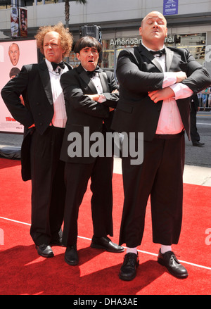 Sean Hayes Chris er Will Sasso Welt Premeire von "The Three Stooges" abgehaltenen Graumans Chinese Theater in Hollywood Stockfoto