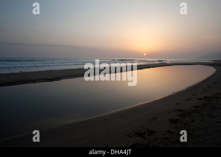Patara der längste Strand im Mittelmeer mit 26 km Länge Türkei Stockfoto