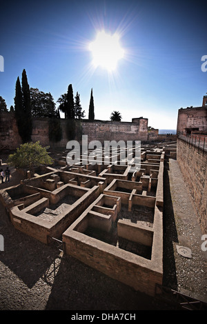 Der Alhambra Palast in Granada, Andalusien in Spanien Stockfoto