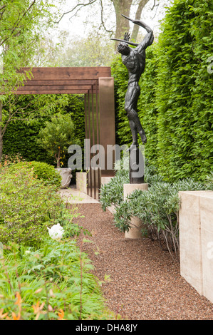 Chelsea Flower Show 2013, Laurent Perrier Garten, Designer Ulf Nordfjell. Gold-Medaille. Stockfoto