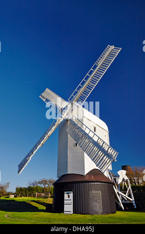 Jill Windmill - Teil eines Paares bekannt als Jack & Jill - auf der South Downs in Clayton. In der Nähe von Brighton, Sussex, England. Stockfoto