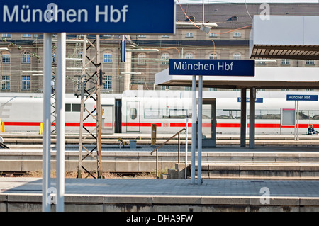 Hauptbahnhof München, zentrale Station, München Stockfoto