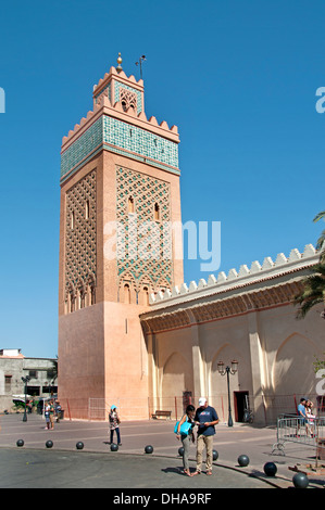 Moschee De La Kasbah Marrakesch Marokko Islam Muslim Stockfoto