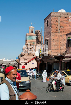 Moschee De La Kasbah Marrakesch Marokko Islam Muslim Stockfoto