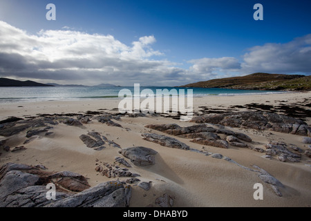 Hushinish Strand auf der Insel Harris, äußeren Hebriden Stockfoto