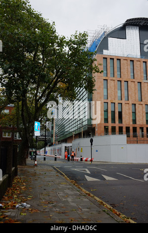 Bau des neuen Francis Crick Instituts in London Kings Cross UK - November 2013 Stockfoto