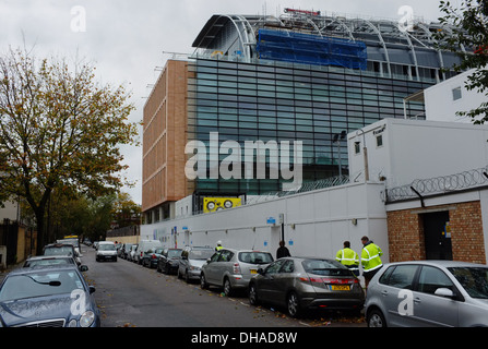 Bau des neuen Francis Crick Instituts in London Kings Cross UK - November 2013 Stockfoto