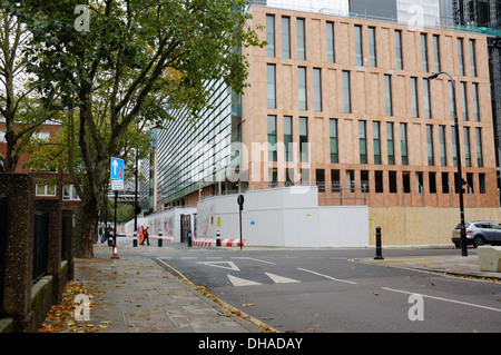 Bau des neuen Francis Crick Instituts in London Kings Cross UK - November 2013 Stockfoto