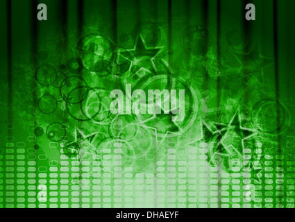 Grunge Musikhintergrund. Vector Illustration Eps 10 Stockfoto