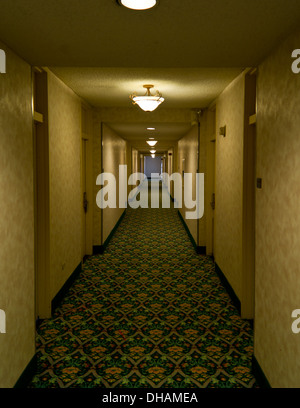Korridor im Riviera Hotel in Las Vegas Stockfoto