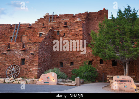 Hopi House, South Rim, Grand Canyon Nationalpark in Arizona. Stockfoto