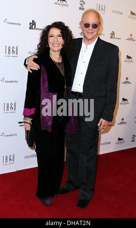 Melissa Manchester und Gast Tysons "Mike Tyson: Undisputed Truth - Live On Stage" Grand Opening Show im MGM Grand Stockfoto